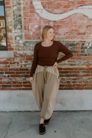 Base Layer Top- Dark Brown