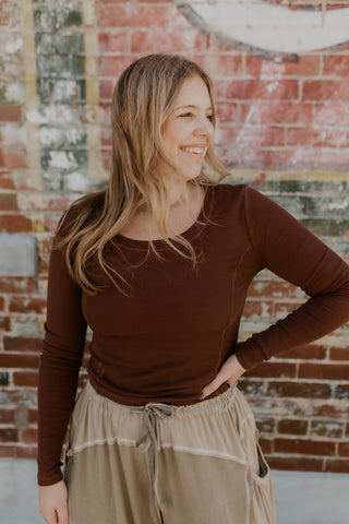 Base Layer Top- Dark Brown