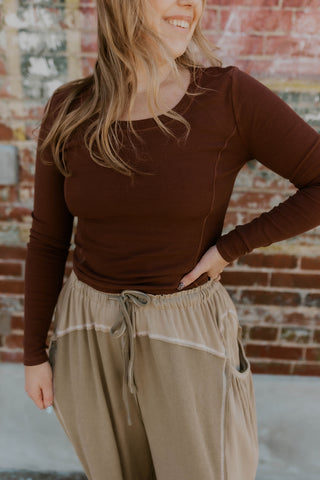Base Layer Top- Dark Brown