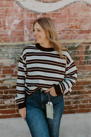 Blue Ridge Striped Sweater