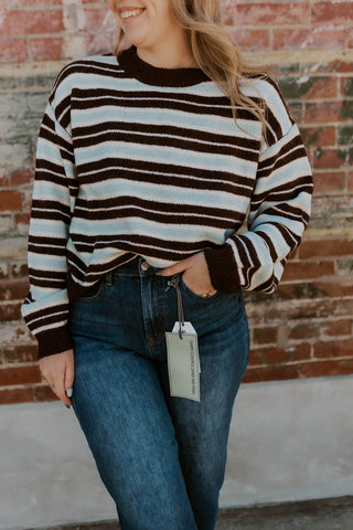 Blue Ridge Striped Sweater