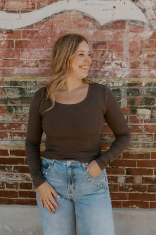 Base Layer Top- Charcoal