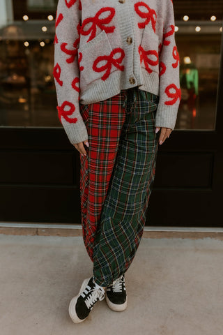 Plaid Patchwork Joggers