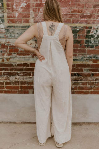 Dreamers Wide Leg Jumper- Bone