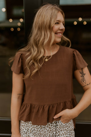 Cafe Crush Top- Mocha