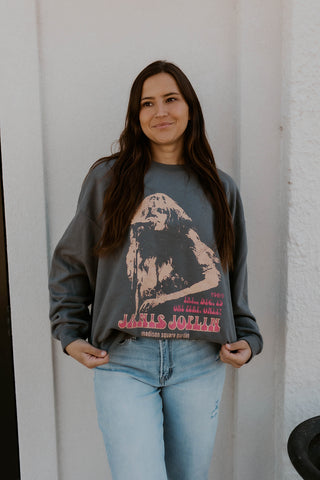 Janis Joplin Madison Square Garden Thrifted Sweatshirt