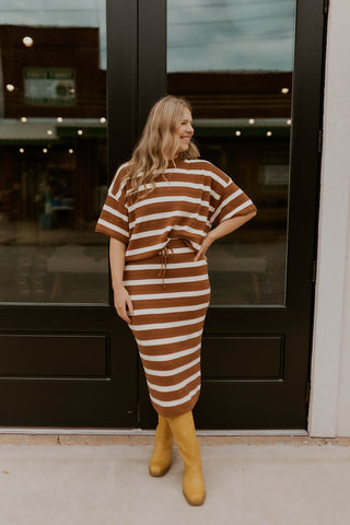 Golden Hour Striped Skirt
