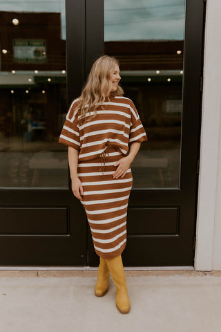 Golden Hour Striped Sweater