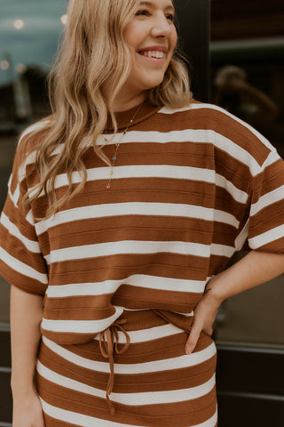 Golden Hour Striped Sweater