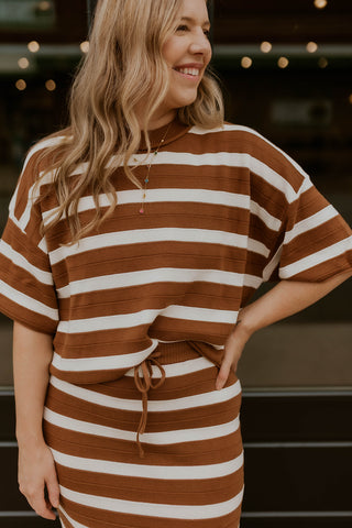 Golden Hour Striped Sweater