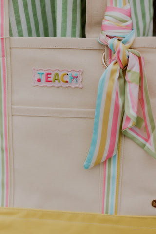 Teach Canvas Tote Bag