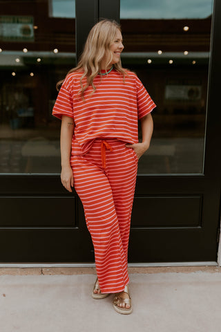 Rosy Rebel Striped Top