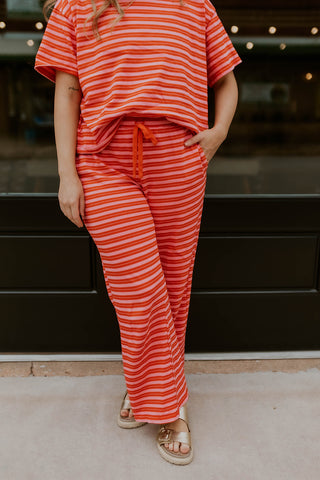 Rosy Rebel Striped Pants