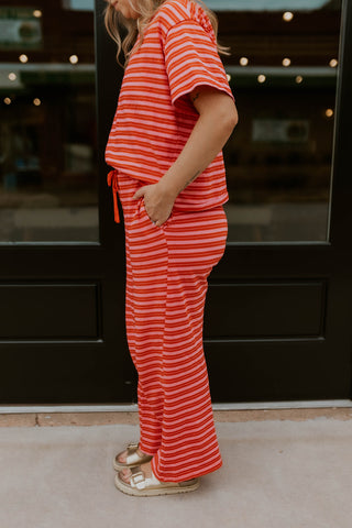 Rosy Rebel Striped Top