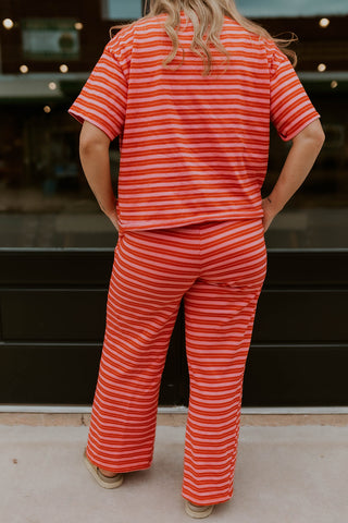 Rosy Rebel Striped Pants