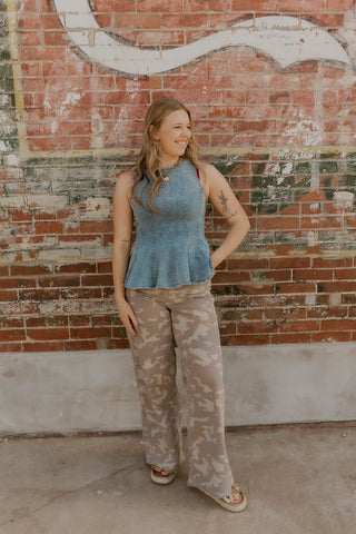 Nori Tan Camo Jeans- Hidden