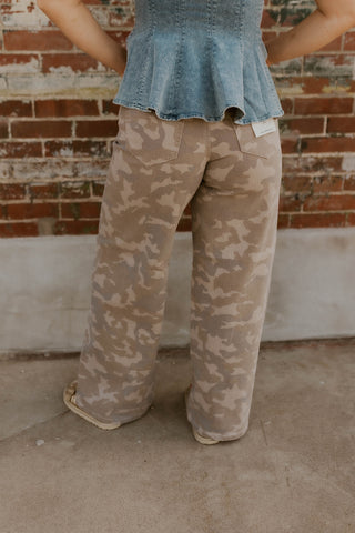 Nori Tan Camo Jeans- Hidden