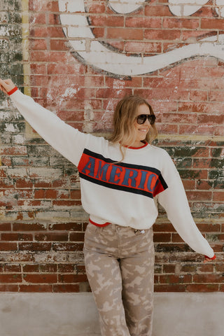Retro America Sweater