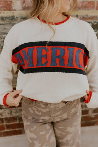 Retro America Sweater