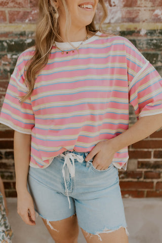 Candy Shop Striped Top