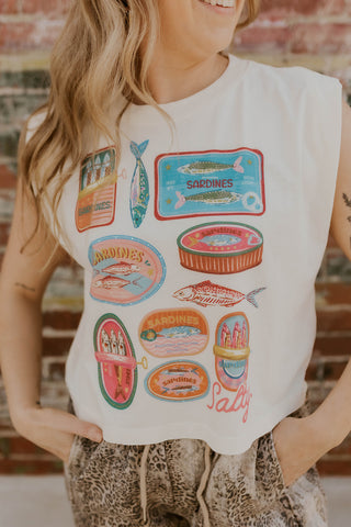 Sardine Muscle Graphic Tee