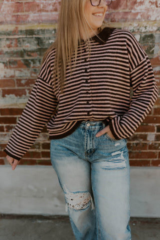 Sweet Talk Striped Sweater