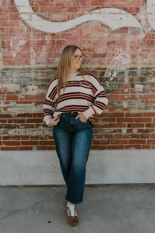 Crisp Days Striped Sweater