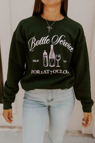 Bottle Service Graphic Sweatshirt