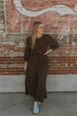 Dot About It Wide Leg Pants