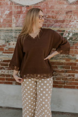 Sweet On Lace Sweater