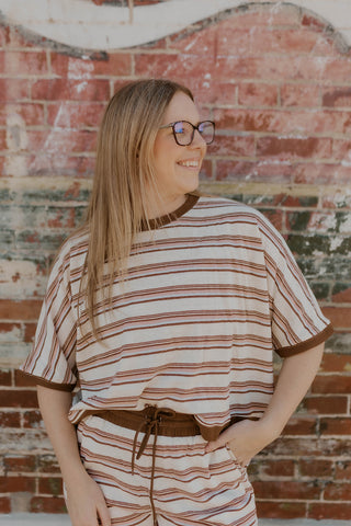 Day Off Striped Set