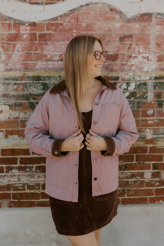 Field Day Barn Jacket- Mauve