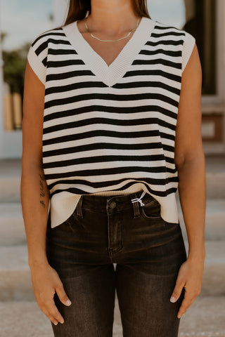 Striped Sweater Vest