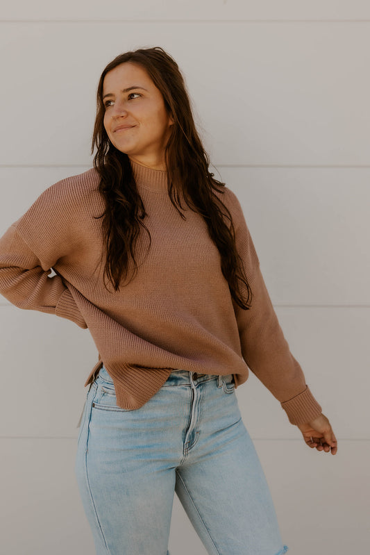 Better Than The Rest Sweater- Dusty Taupe