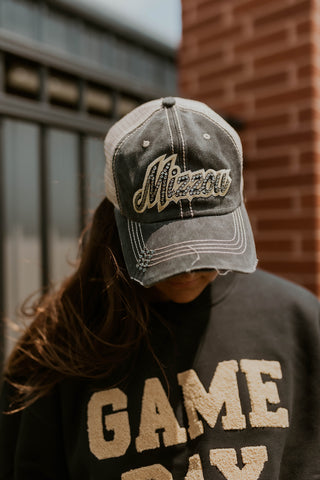 Bling Baseball Cap- Mizzou