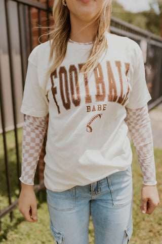 Football Babe Graphic Tee