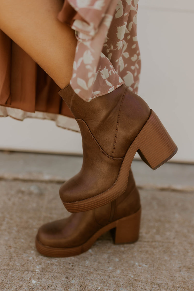 Groovy Brown Bootie- Dirty Laundry