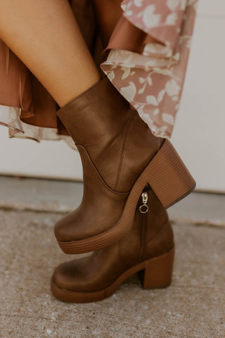 Groovy Brown Bootie- Dirty Laundry