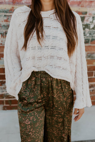 Chunky Cropped Sweater