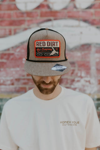 Bones 5 Panel Hat- Red Dirt