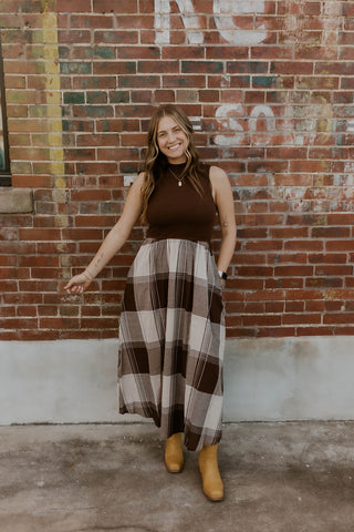 Uptown Plaid Dress
