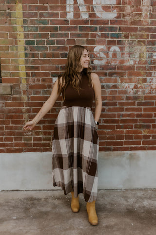 Uptown Plaid Dress