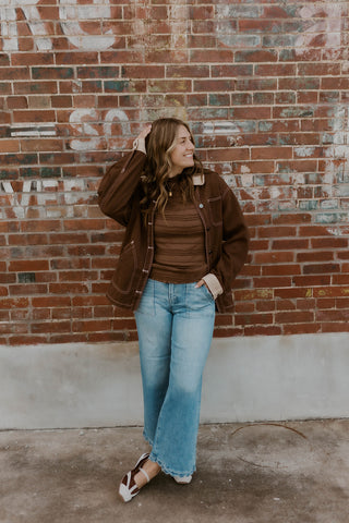 Cocoa Comfort Layering Top