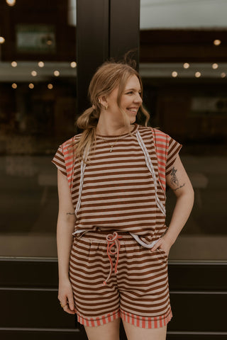 Made For It Mixed Striped Set