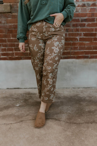 Wildflower Way Barrel Jeans