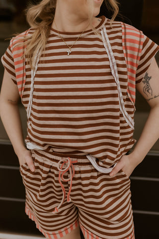 Made For It Mixed Striped Set