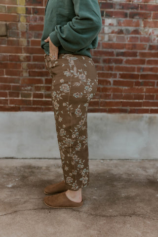Wildflower Way Barrel Jeans