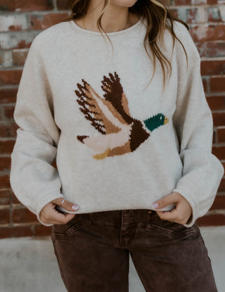 Ducks In A Rowe Sweater