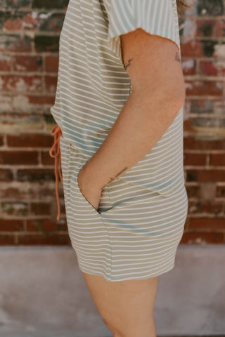 Sunbeam Striped Set- Sage