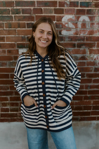 Anchored In Cozy Cardigan